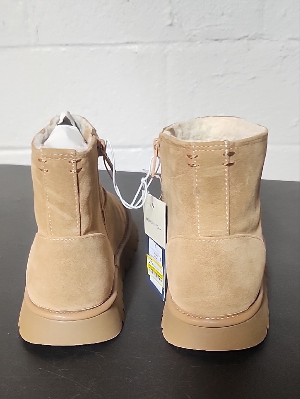 Universal Thread May Tan Suede Ankle Booties - Picture 5 of 7
